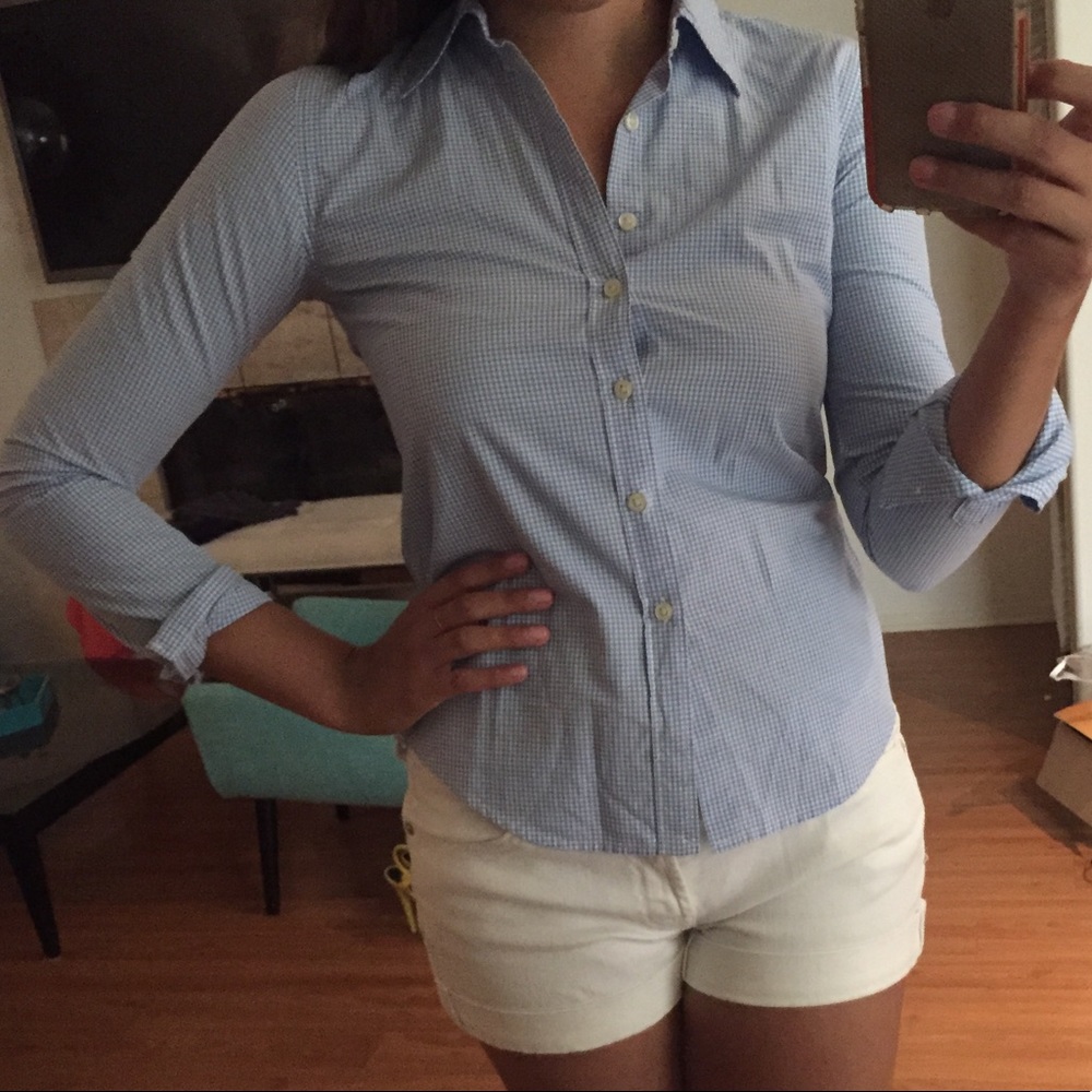 Rugby Ralph Lauren Blue Oxford Button Up